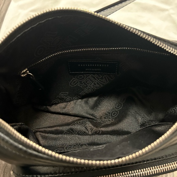 Marge Sherwood Outpocket Hobo Mini (black glossy plain) - Picture 14 of 16